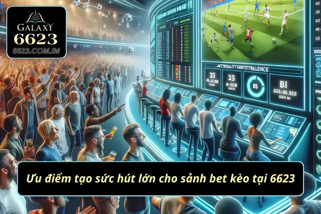 Những ưu điểm làm nên thành công của sảnh bet kèo 6623