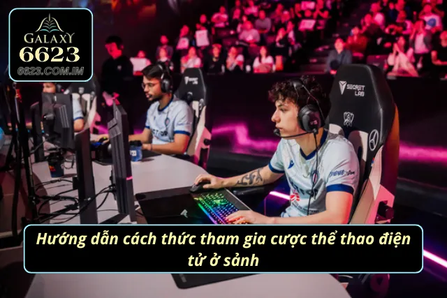 Tham gia thể thao điện tử ở trang cược cực dễ chỉ vài bước