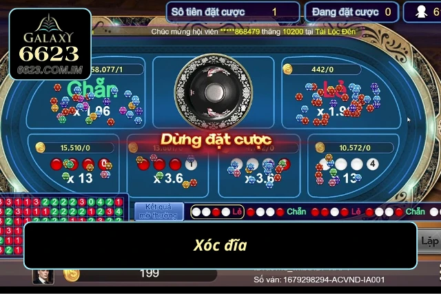 Đặt cược hấp dẫn với tựa game Xóc Đĩa
