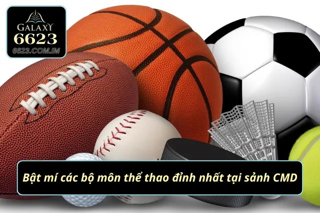 Bật mí 4 bộ môn thể thao đỉnh nhất tại sảnh CMD